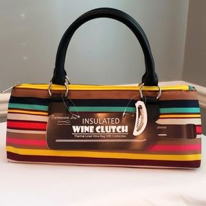 Insulated Wine Clutch with Corkscrew